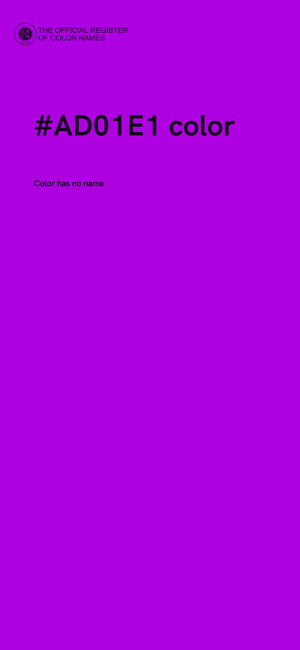 #AD01E1 color image