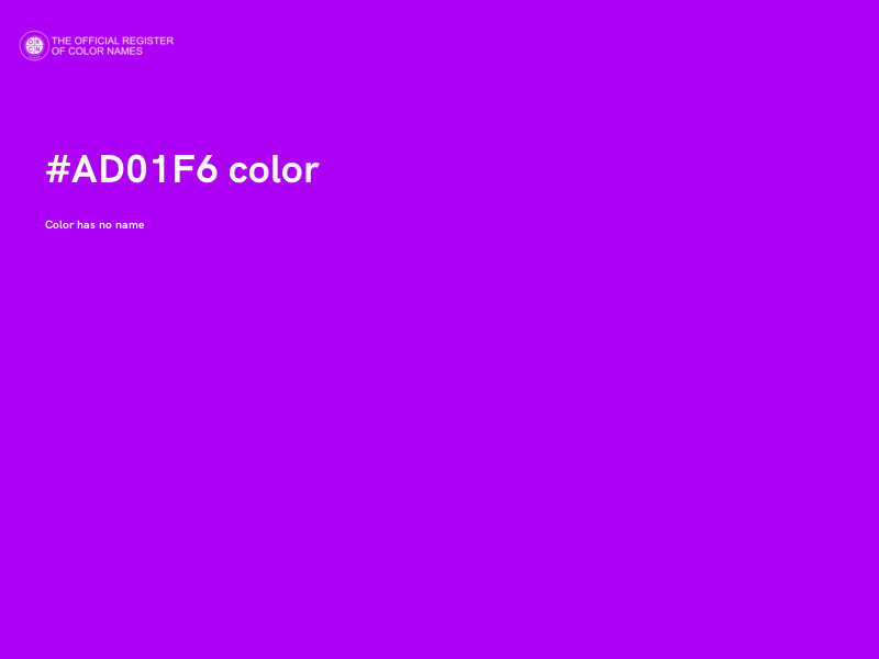 #AD01F6 color image