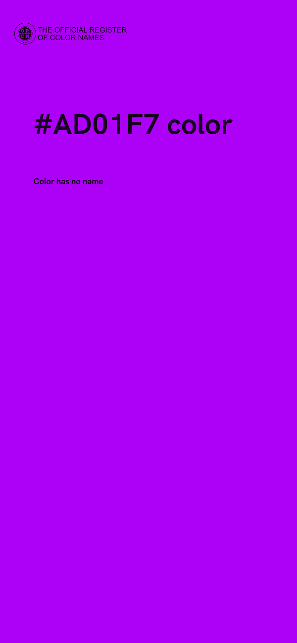 #AD01F7 color image