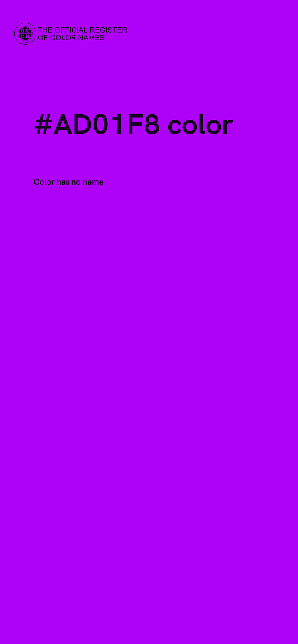 #AD01F8 color image