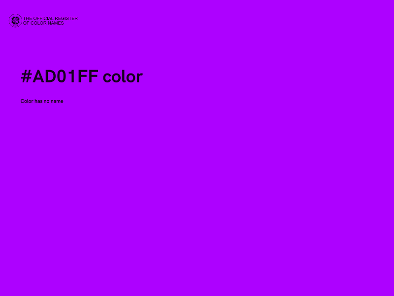 #AD01FF color image