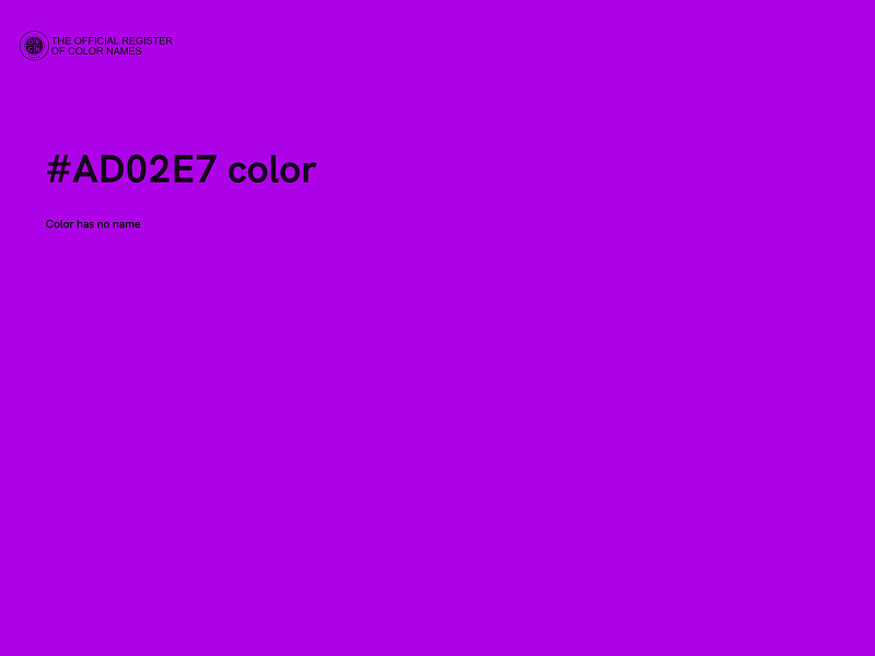 #AD02E7 color image