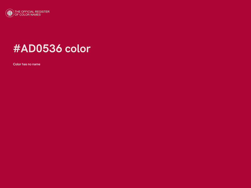 #AD0536 color image