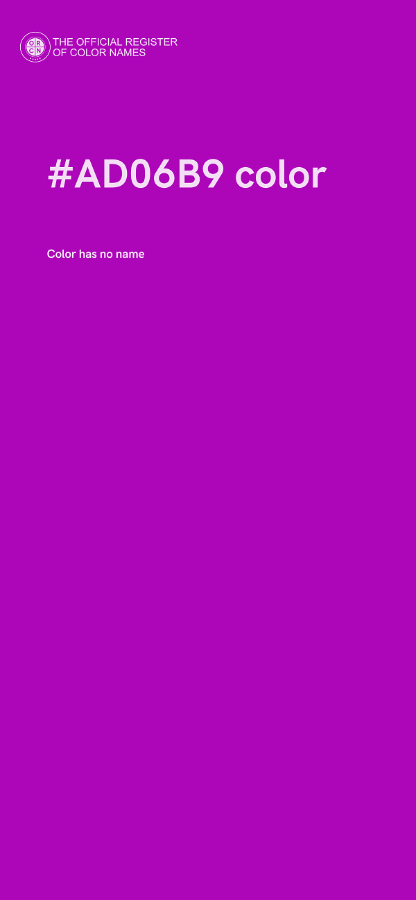 #AD06B9 color image