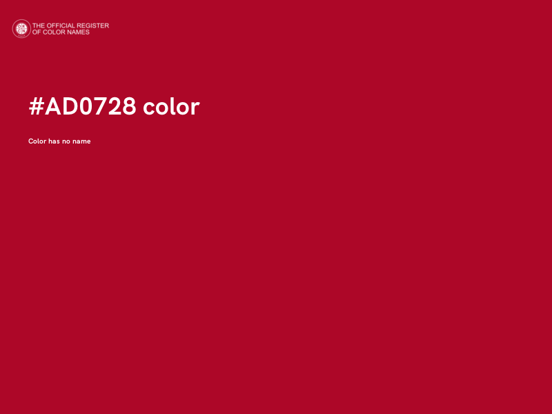 #AD0728 color image