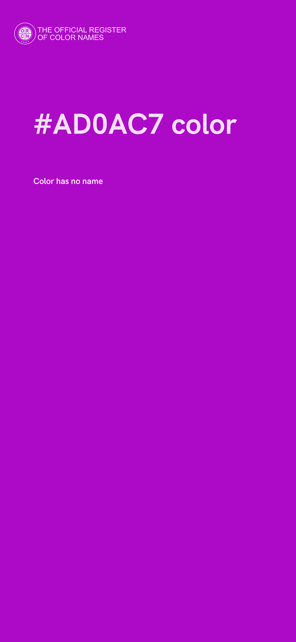 #AD0AC7 color image