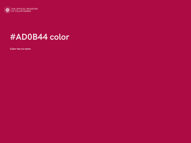 #AD0B44 color image
