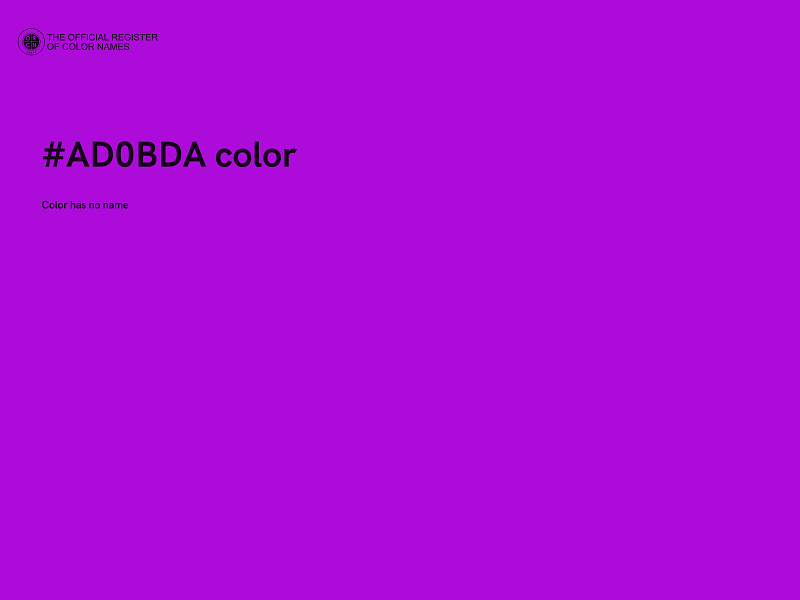 #AD0BDA color image