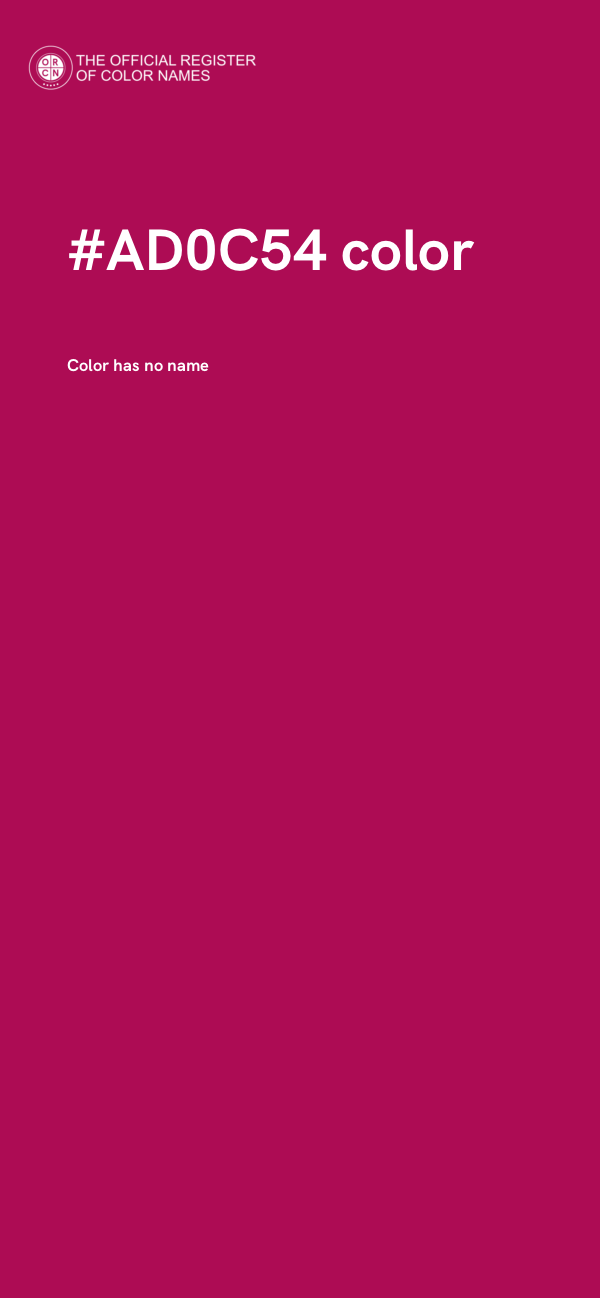 #AD0C54 color image