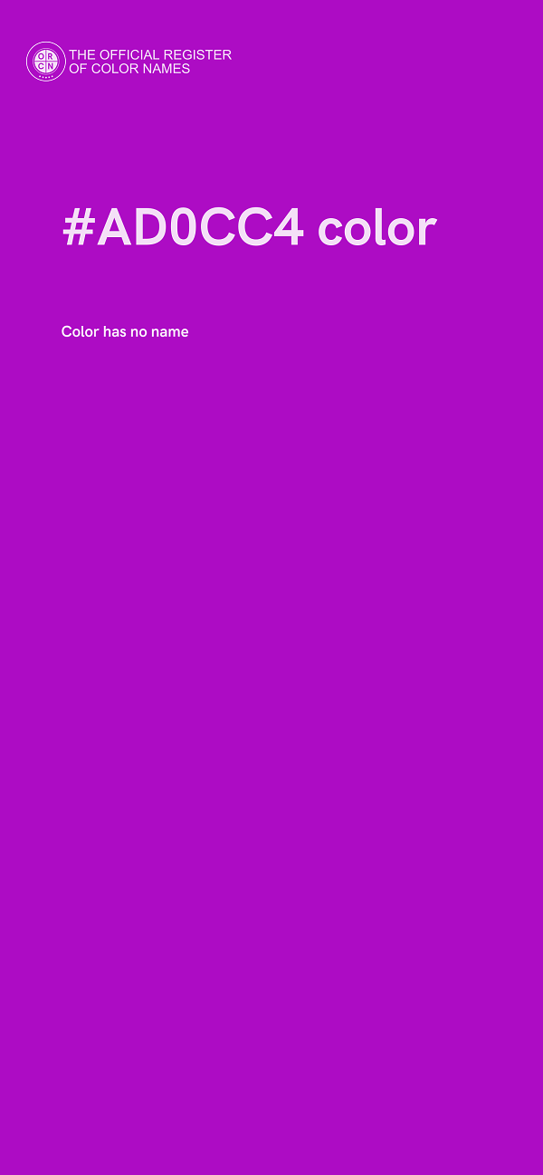#AD0CC4 color image