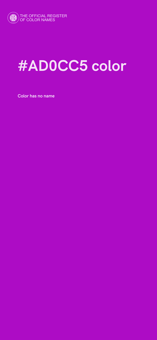 #AD0CC5 color image