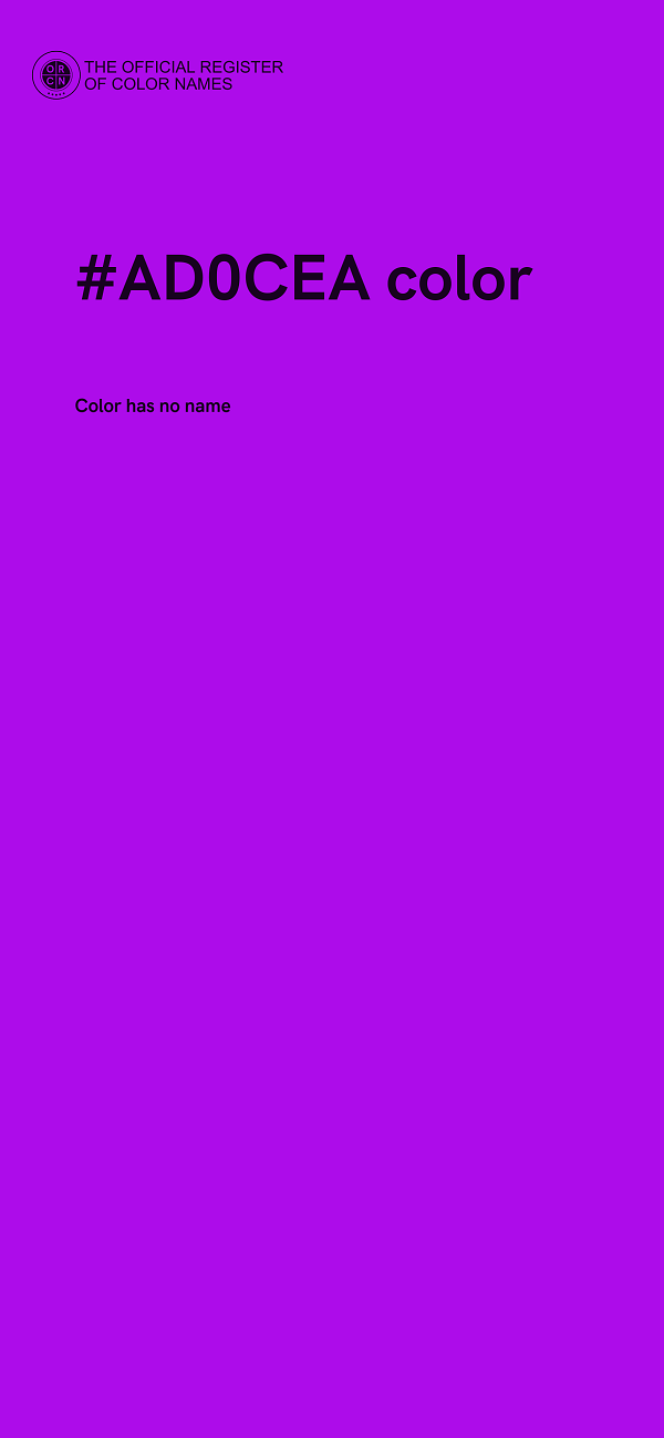 #AD0CEA color image