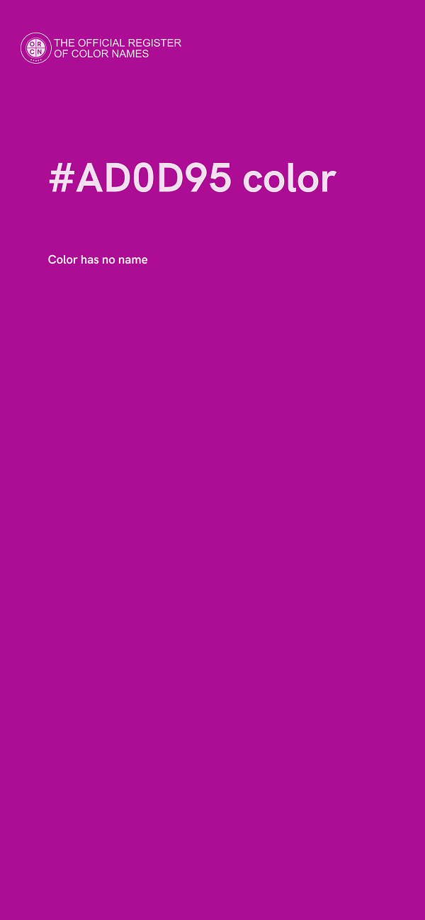 #AD0D95 color image