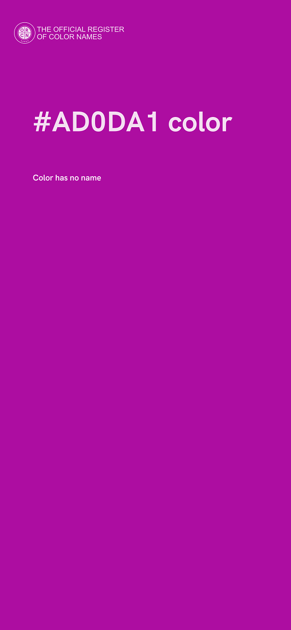 #AD0DA1 color image