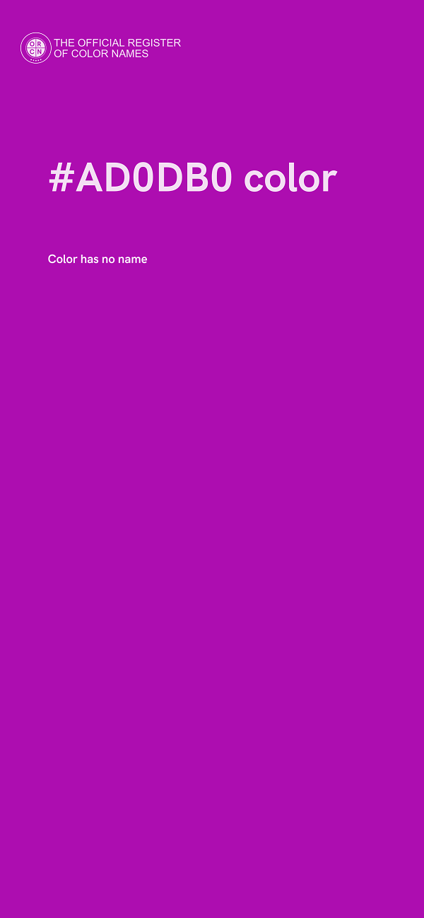 #AD0DB0 color image