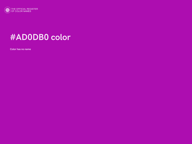 #AD0DB0 color image