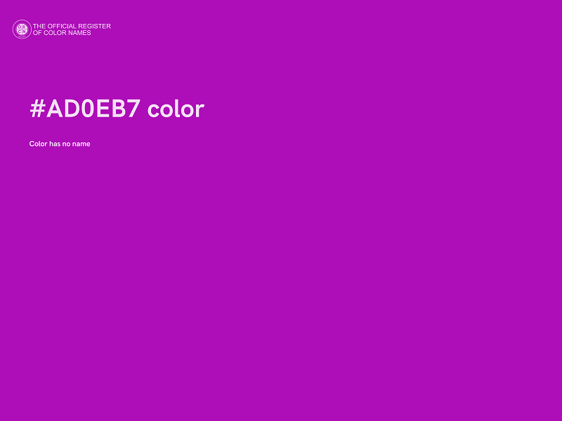 #AD0EB7 color image