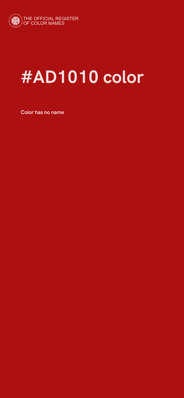 #AD1010 color image