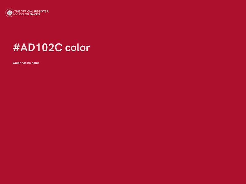 #AD102C color image
