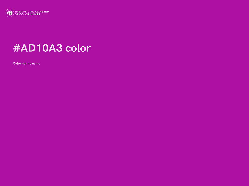 #AD10A3 color image