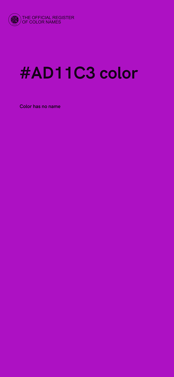 #AD11C3 color image
