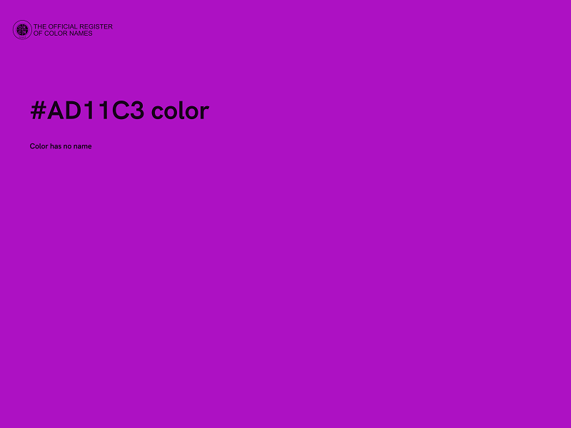 #AD11C3 color image