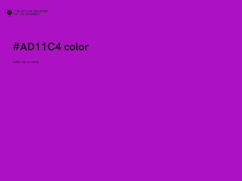 #AD11C4 color image