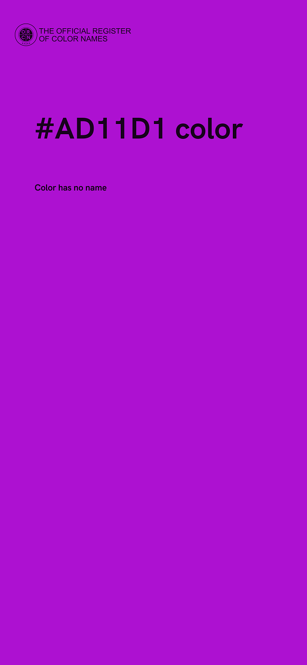 #AD11D1 color image