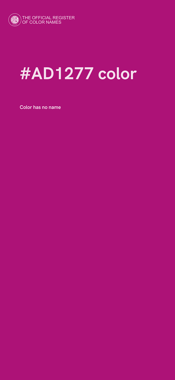 #AD1277 color image