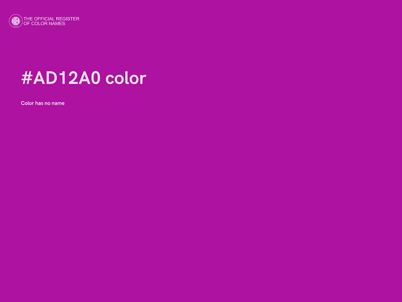 #AD12A0 color image