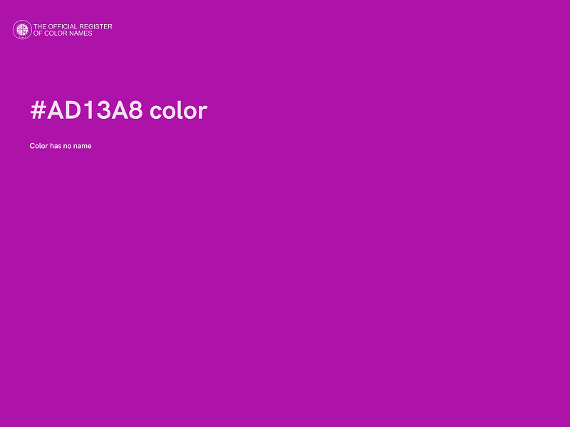 #AD13A8 color image