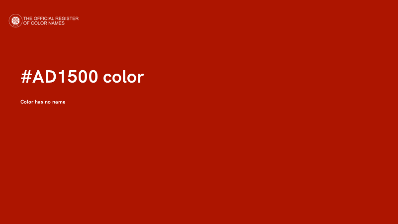 #AD1500 color image