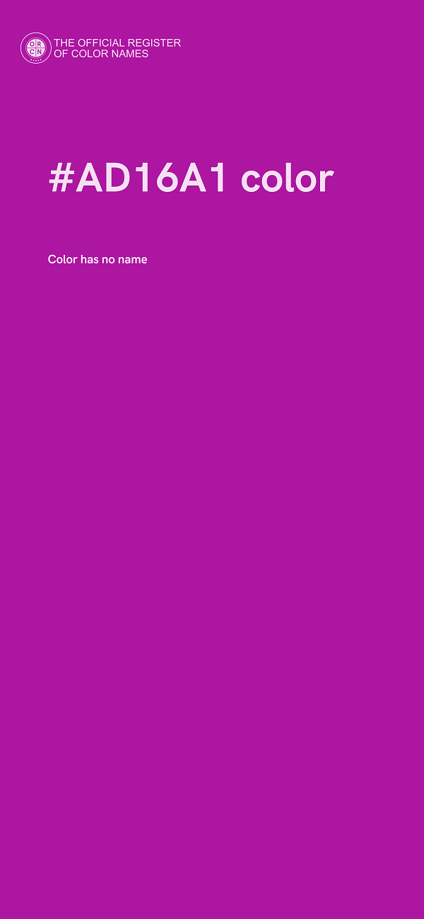 #AD16A1 color image