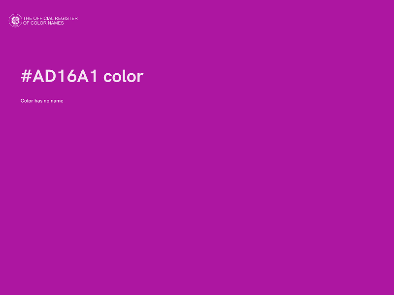 #AD16A1 color image