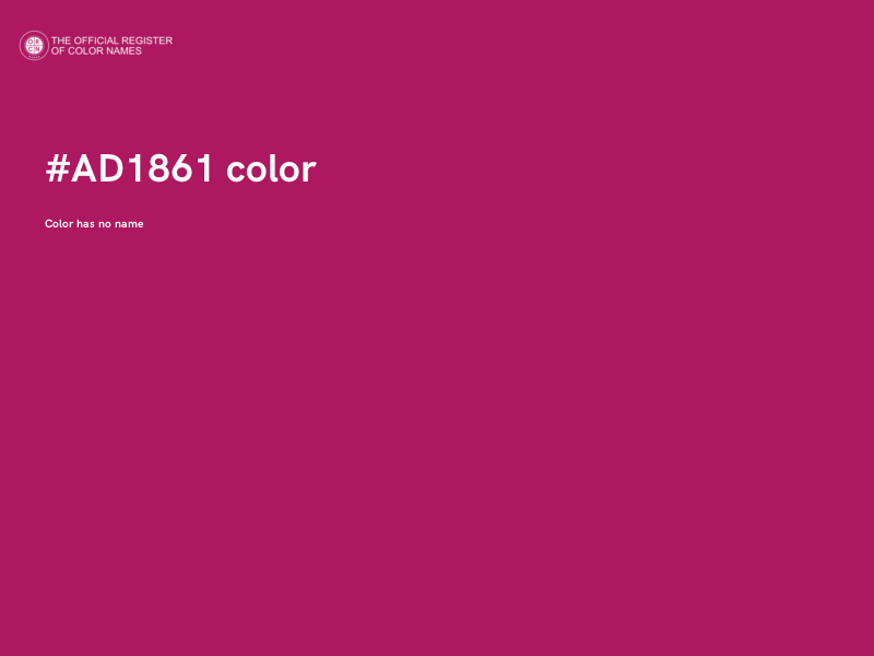 #AD1861 color image