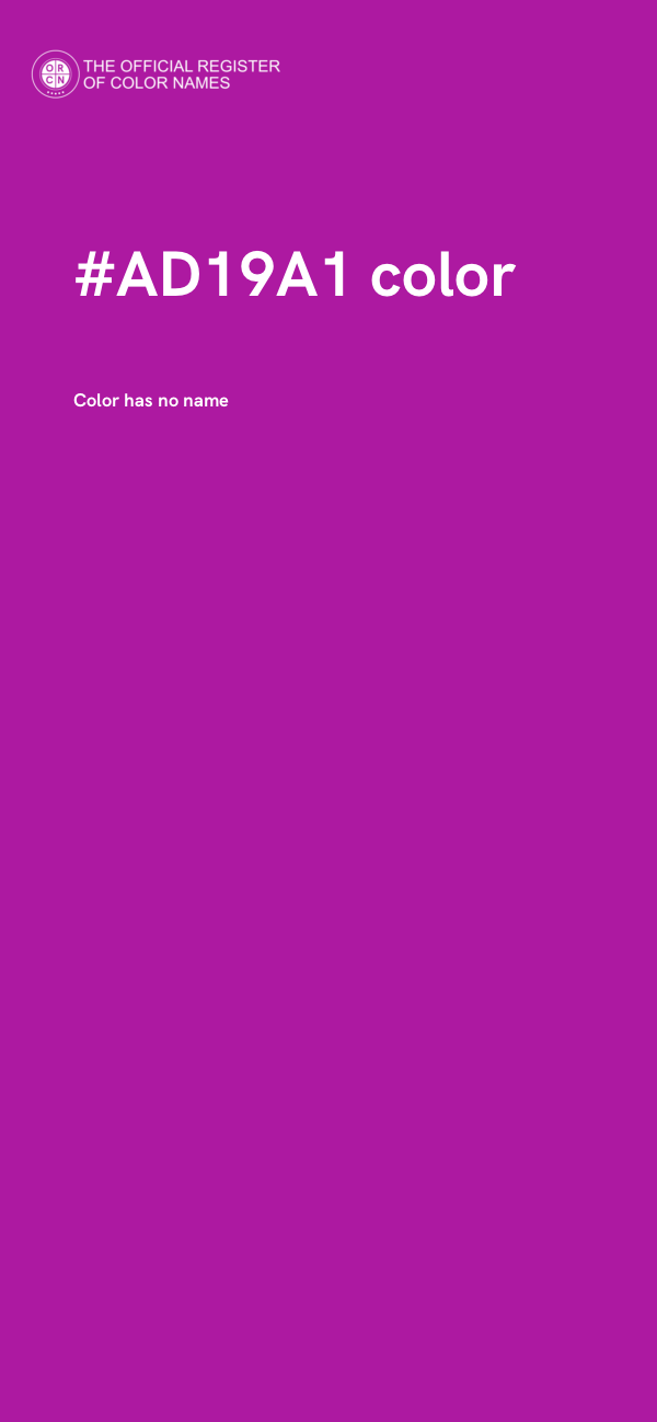 #AD19A1 color image
