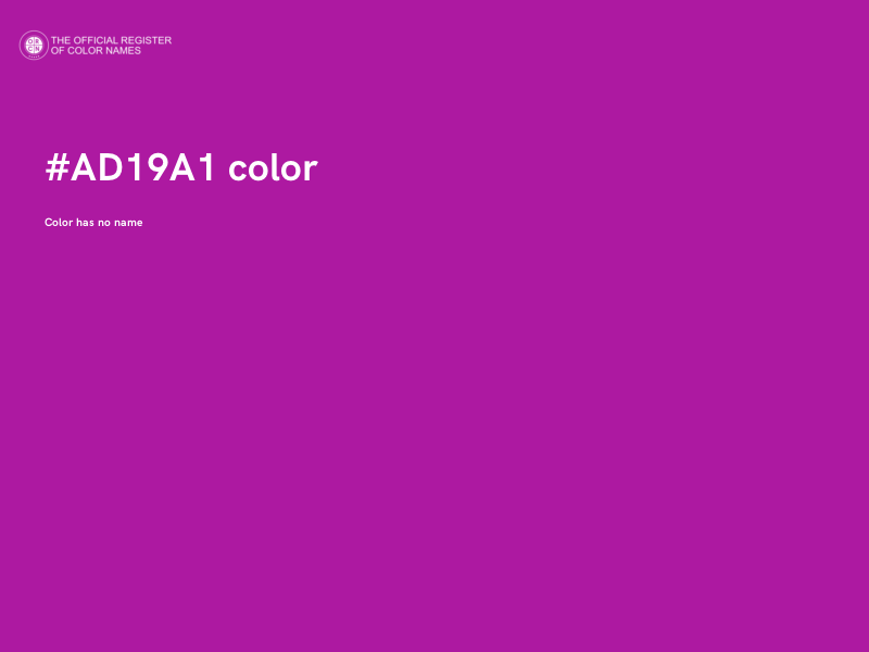 #AD19A1 color image