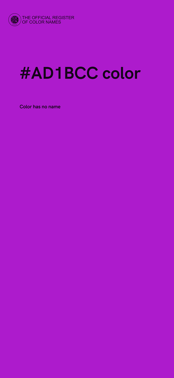 #AD1BCC color image