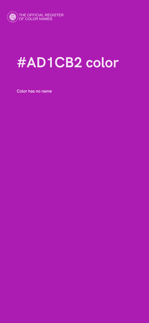 #AD1CB2 color image