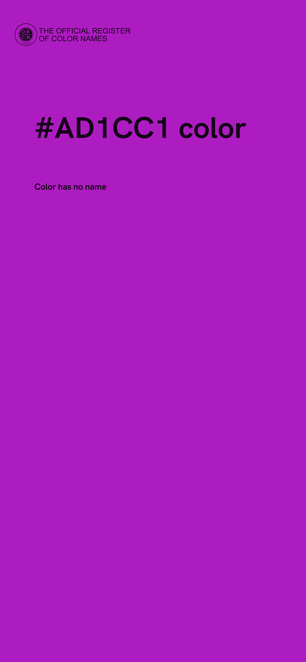 #AD1CC1 color image