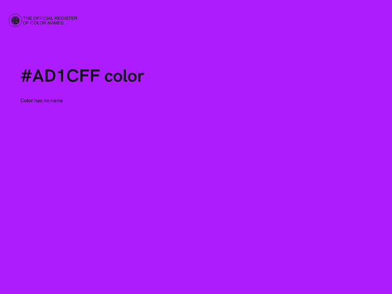 #AD1CFF color image