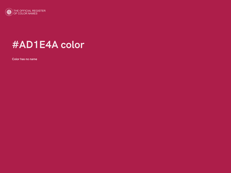 #AD1E4A color image