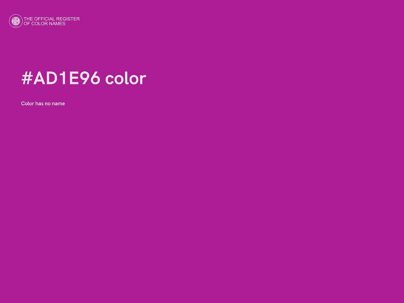 #AD1E96 color image