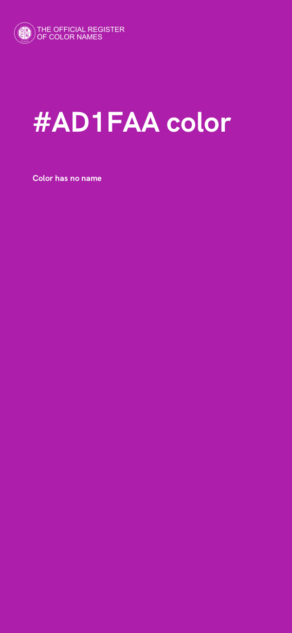 #AD1FAA color image