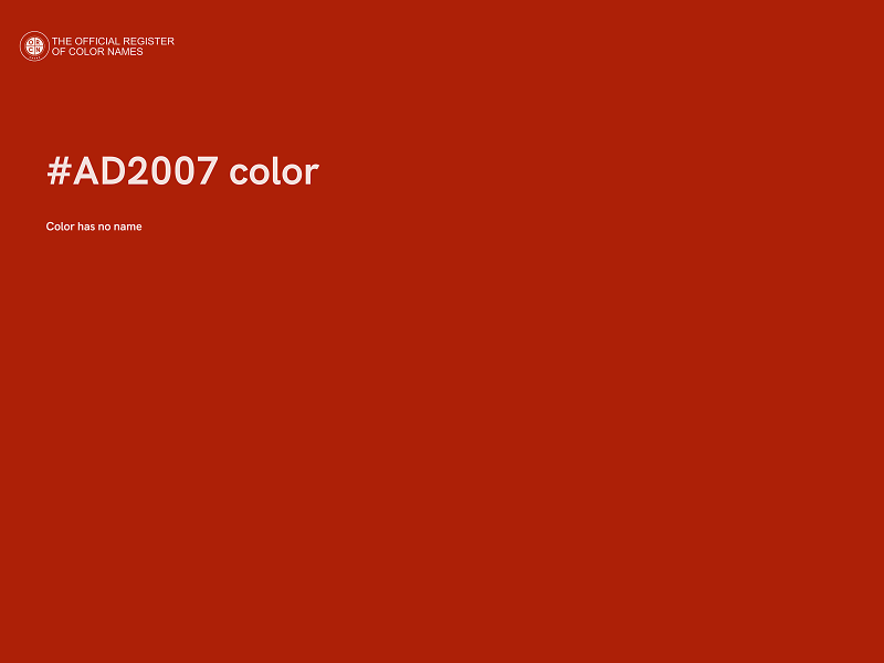 #AD2007 color image