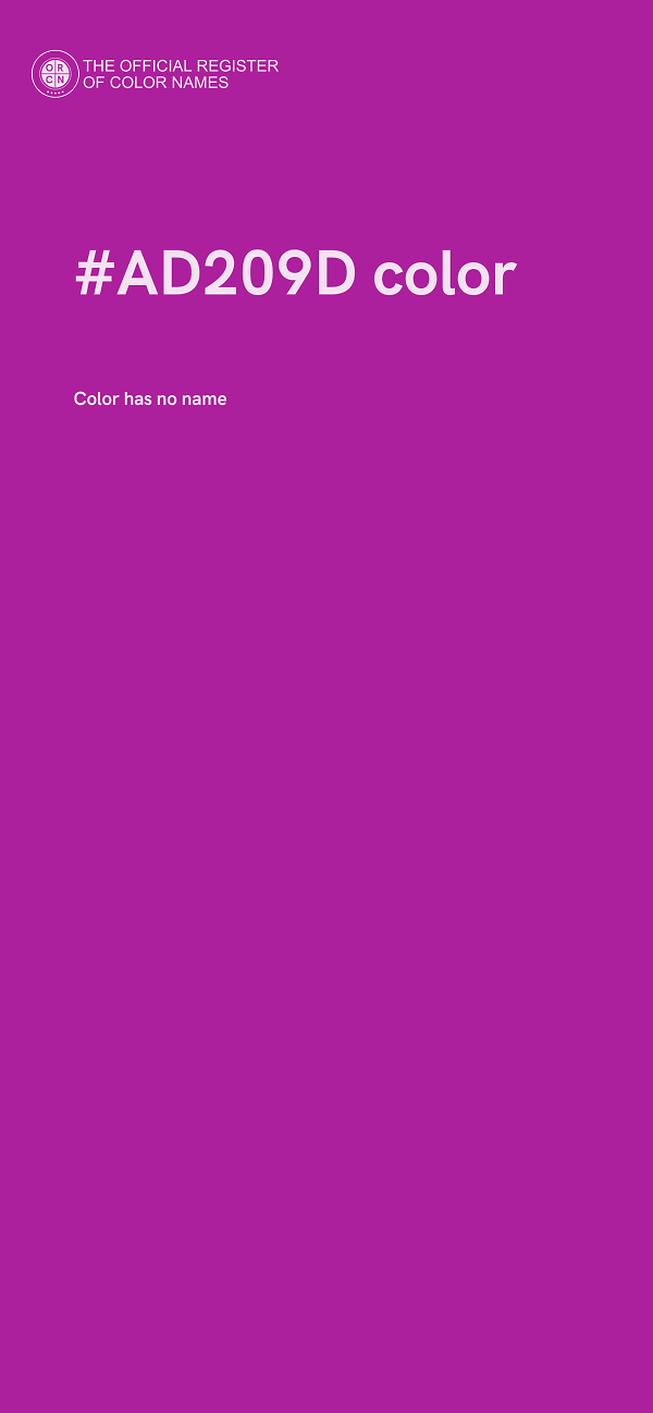 #AD209D color image