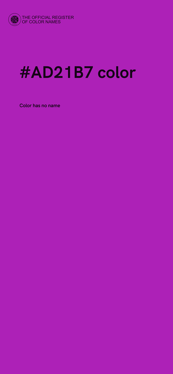 #AD21B7 color image