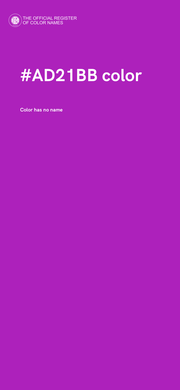 #AD21BB color image