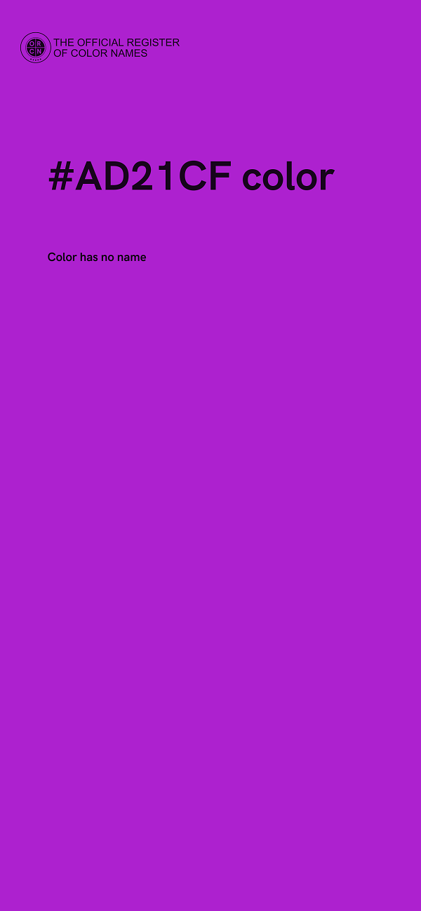#AD21CF color image
