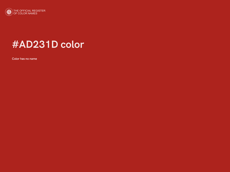 #AD231D color image